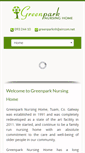 Mobile Screenshot of greenparknursinghome.ie